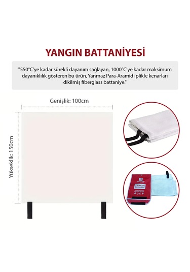 Yangın Battaniyesi 100x150cm