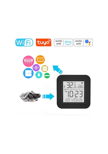 Tuya Uyumlu Sensörlü Ve Ekranlı Ir Kumanda Kontrolcüsü