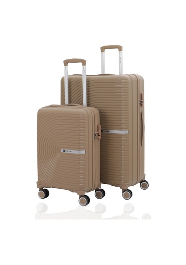 Mçs Polipropilen 2li Valiz Seti Büyük & Kabin V374 S24sy1000077-set 00026 Şampanya