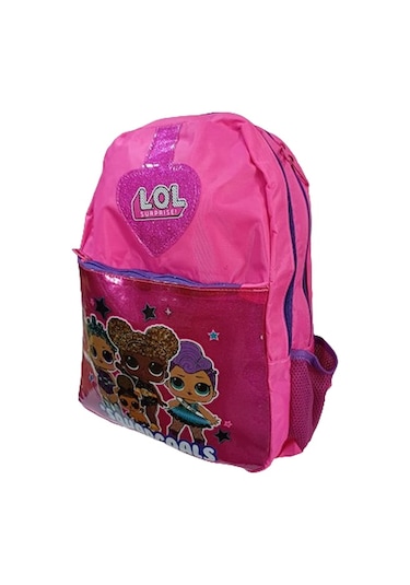 Lol Lisanslı Kaliteli Sırt Çantası İlkokul Pembe -3