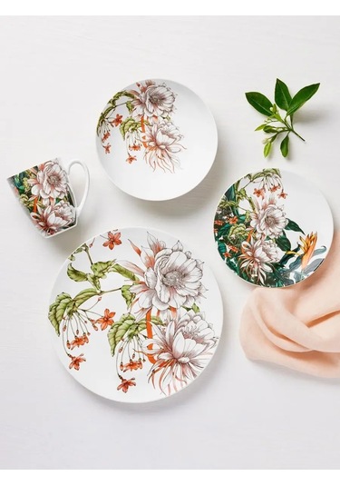 Maxwell & Williams Gece Bahçesi Yemek Tabağı, 27,5 Cm 123656395 Beyaz