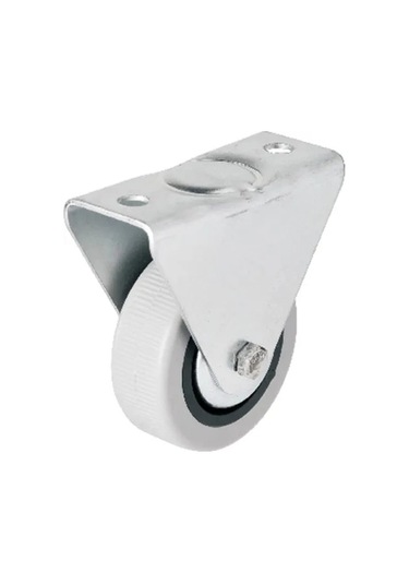 106 - 50 Mm Sabit Kapaklı Gri Pvc Teker