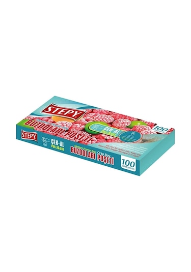 Stepy Çek-al Orta Boy Buzdolabı Poşeti 100'lü