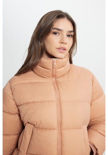 Wrangler Loose Fit Rahat Kesim Pembe Şişme Mont Çok Renkli
