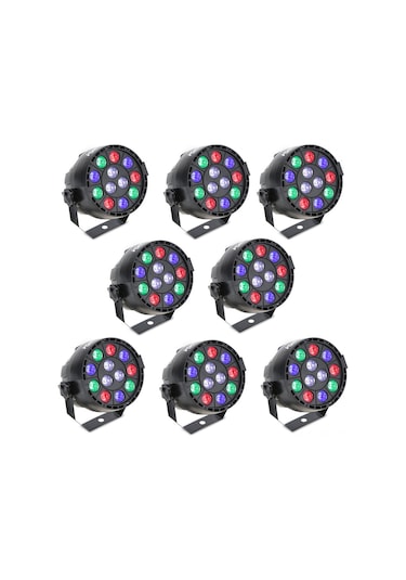 Gajeena 30w Rgbw 12 Led Işık Profesyonel Sahne Parlaması - Dmx-512 Kontrol, Stroboskop Efekti, Ac 90-240v Avrupa Standartı Diğer