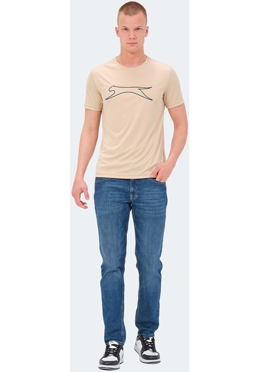Slazenger NELLE IN Erkek  Bej Tişört