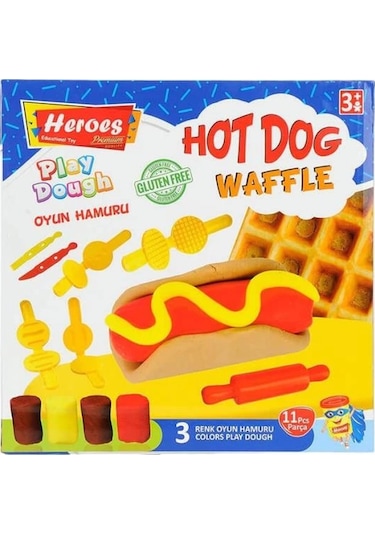 Mey İthalat Ern-584 Orta Kutulu Burger Oyun Hamuru Seti - Eren Oyuncak