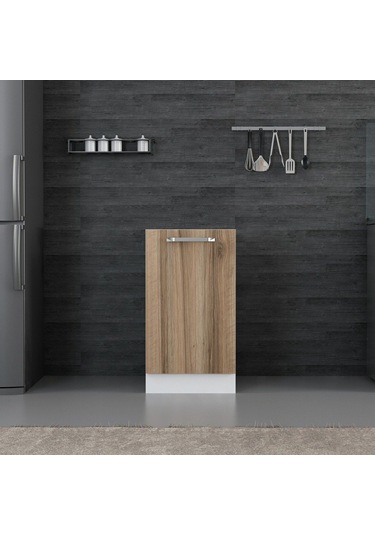 Minar Mutfak Alt Modül 1k1r 45cm Dolap Beyaz/dore - D1