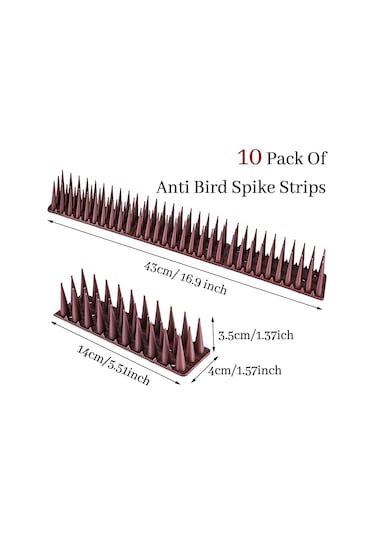 Jialan Kuş Sivri Plastik Güvercin Kovucu 10 Adet