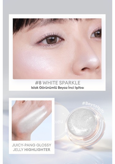 Missha A'pieu Juicy Pang Glossy Jelly Highlighter 08 White Sparkle