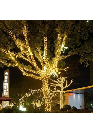 100 Metre Dekoratif Led 220 Prize Takılan 480 Led 8 Mod Gün Işığı