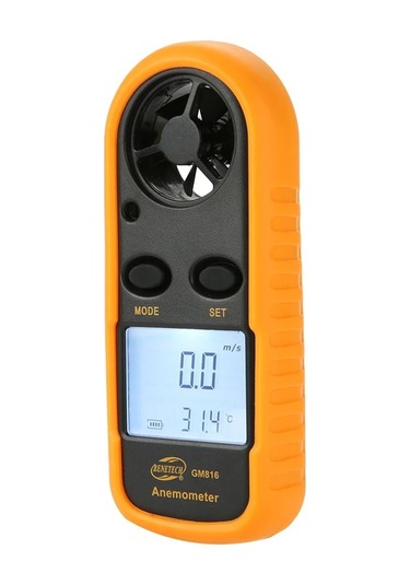 Conventions1 Dijital Anemometre Rüzgar Hızı Mini Hava Hızı Hava