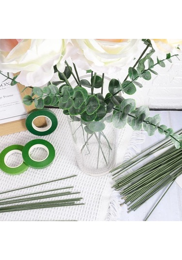 Roco Paper Çiçek Teli 2 Mm. - 10'lu Paket 40 Cm - Yeşil