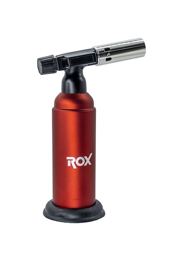 Rox Bs-850 İki Alev Çıkışlı Bütan Gaz Torch Pürmüz Kırmızı
