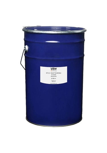 VRM Rtv-2 Yarı Şeffaf - Sert Kalıp Silikonu (40 Shore) 25 KG