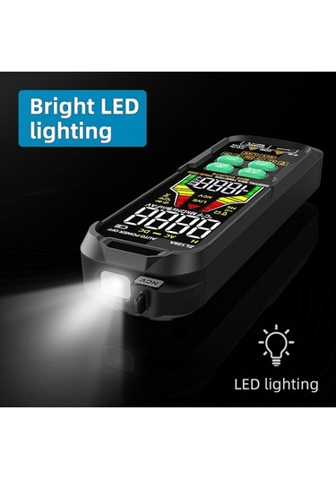 Besthome1 Portatív Multimetro Inteligente - Ncv Ölçüm, 6000 Sayım, Usb Şarjlı, Veri Depolama Ve Fenerli