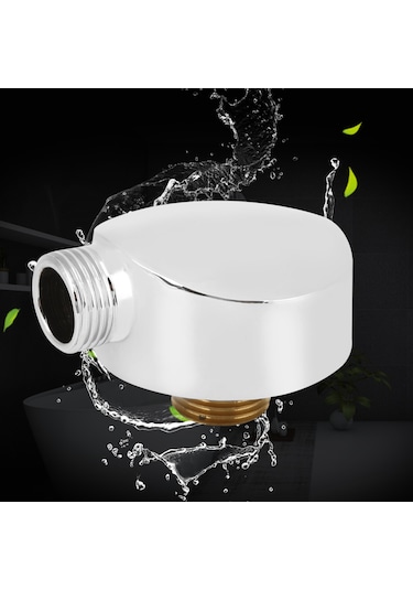 G1/2 Pirinç Yuvarlak Şekilli Duş Hortumu Çıkış Bağlantısı Banyo Duş Aksesuarları Diğer