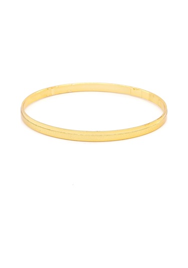 Altın Kaplama İmitasyon 4mm Simli Kibrit Çöpü Bilezik Blz-3121 Altın