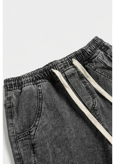 Erkek Rahat Kesim Baggy Jean Pantolon 30076 - Antrasit
