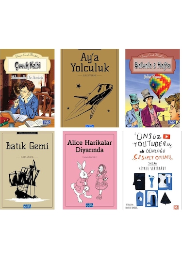 Ünsüz Youtuberın Günlüğü Cesaret Oyunu Ortaokul 6 Kitap Set