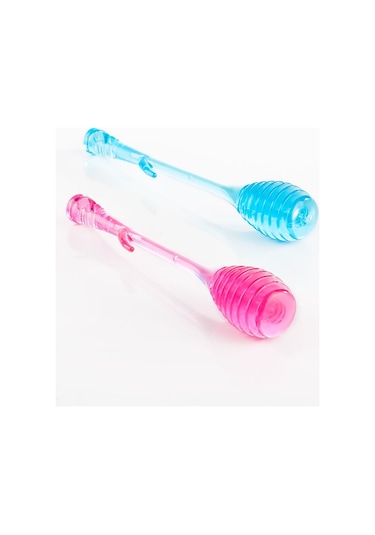 Rengarenk Plastik Bal Reçel Kaşığı Asorti