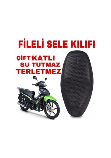 Rks Sniper 50 Cc Motosiklet Sele Koltuk Kılıfı 3D Çift Katlı File (541105051)