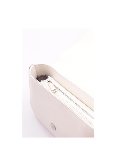 Dgn 3009-2168 Kadin Zincirli Omuz Askili Çanta 3009-2168-R0198 Beyaz