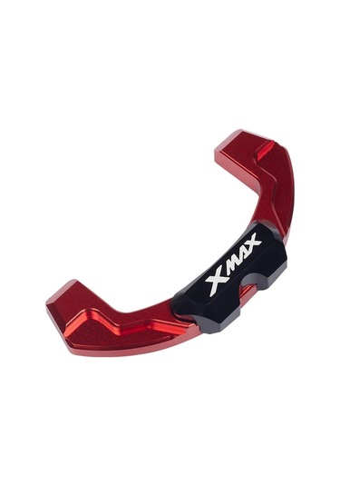 Novahub Kırmızı, Yamaha Xmax300 Xmax 250 Motosiklet Modifiye Elektrikli Kapı Kilidi Dekoratif Kapağı Uygundur Gosterildigi Gibi