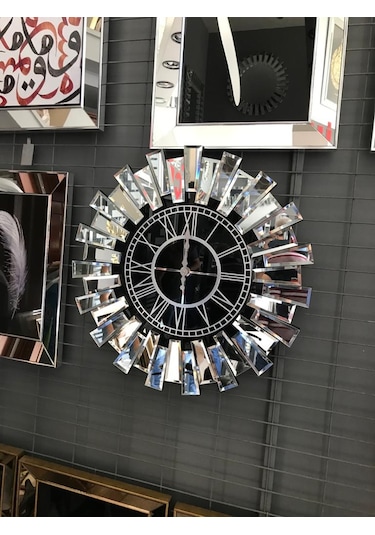 Elite Piyano Modeli Aynalı Saat 70 CM