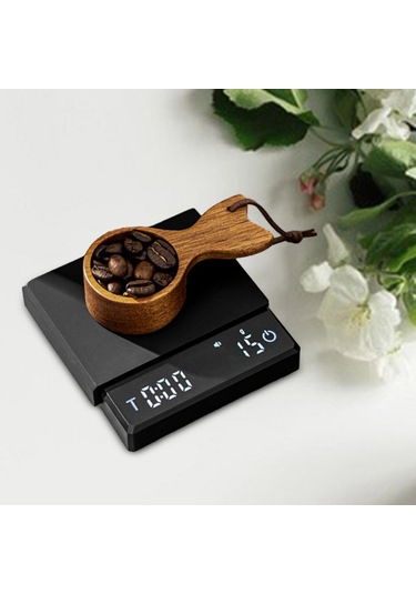 Suntek Mutfak Kahve Terazisi Yeni Eve Taşınma Hediyeleri Siyah Siyah