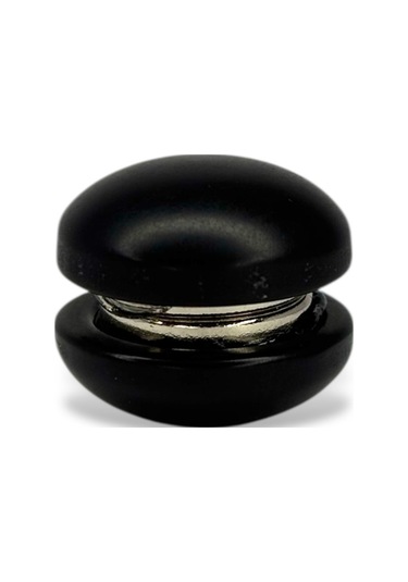 Eşarp Ve Şal Mıknatısı Soft Siyah Renk - Başörtü Tutucu Kadın Tesettür Aksesuar Mıknatıs Siyah