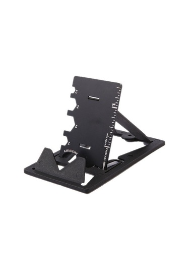 Yüksek Kaliteli Telefon Çok Fonksiyonlu Braket Katlanabilir Paslanmaz Çelik Alet Kartı Şişe Açacağı Tornavida Hediye Çok Renkli