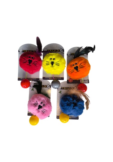 Sesli Catnipli Peluş Kedi Köpek Oyuncağı Çeşitli Renklerde 15 Cm