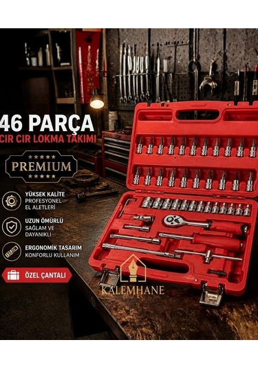 Kalemhane 46 Parça Yüksek Kalite Lokma Takımı