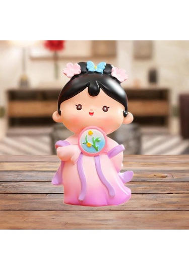 Suntek Çin Tang Kız Heykelcik Koleksiyonu 4,2cmx3,2cmx7,4cm