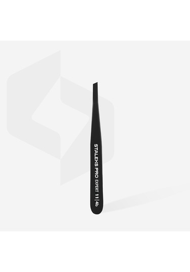 Staleks Expert Profesyonel Kaş Cımbızı 4mm Siyah