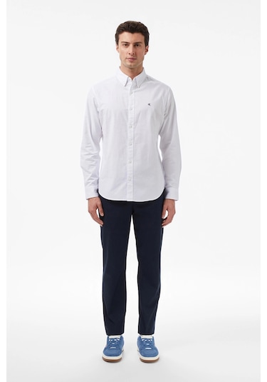 Calvin Klein Erkek Gömlek-lv140em125 Beyaz