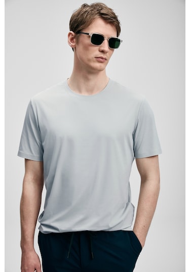 Nuvor Hi- Tech Performance Dikişsiz T- Shirt Açık Gri111020319100180