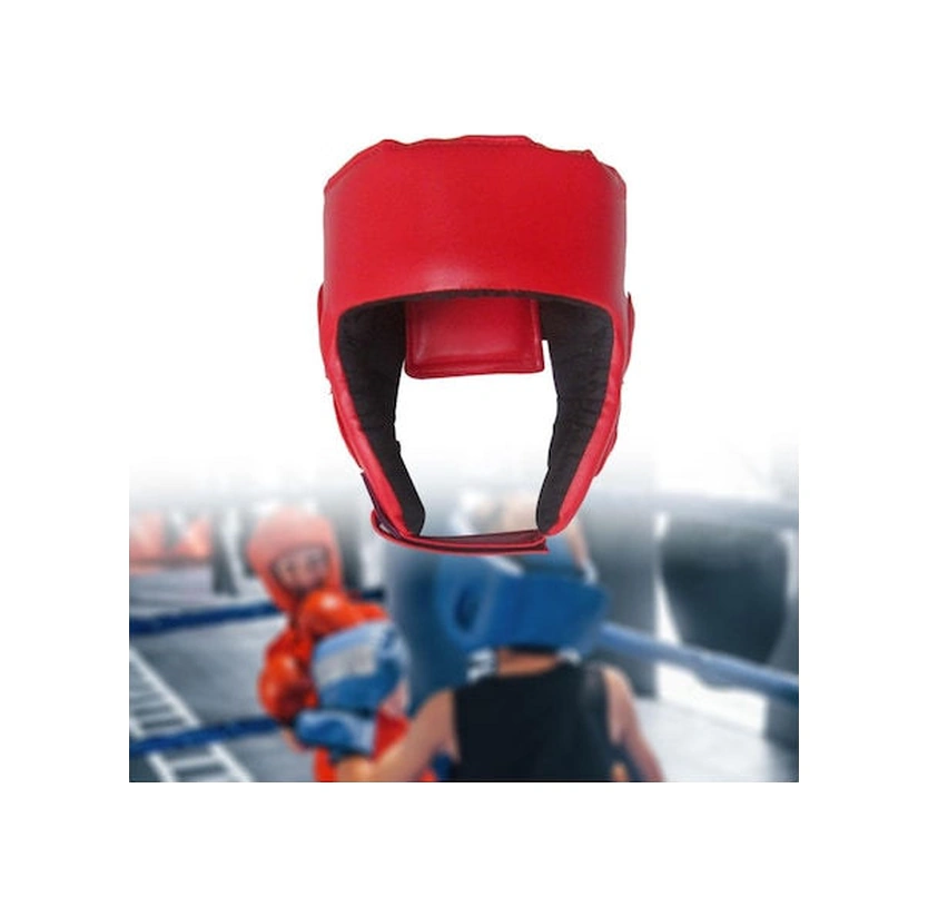 Shineyee Kırmızı Çocuklar İçin Spor Muay Thai, Boks Ve Dövüş Antrenmanı Korumalı Başlık Kırmızı