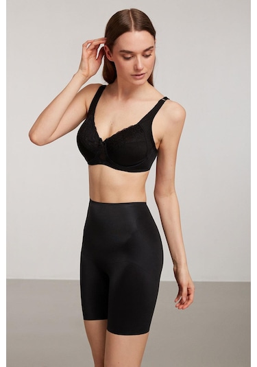 Kom Dalia Seamless Dikişsiz Korse Siyah 001