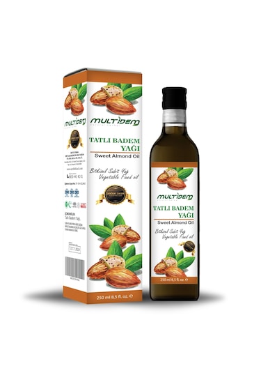 Multidem Tatlı Badem Yağı 250 ML