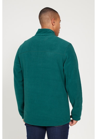 AC&Co / Altınyıldız Classics Anti-Pilling Tüylenme Yapmayan Bato Yaka Erkek Polar Sweatshirt 4a5221100016yslxl Yeşil