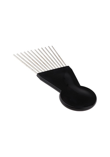 Afro Erkek Kadın Kuaförlük İçin Saç Tarak Saç Fırçaları Yüksek Dereceli Metal Dişler İle Şekillendirici Plastik Saplı