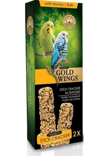 Goldwings Muhabbet Kuşu için Ballı Kraker