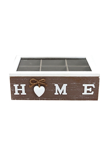 Suntek Magideal Çay Poşeti Kutusu Mücevher Mutfak Düzenleyici 6-ızgara