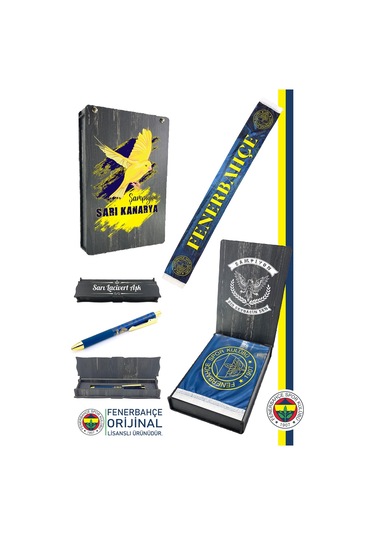 Fenerbahçe Orijinal Lisanslı Bir Şarkısın Sen Fenerbahçe Şal Atkı Ve Hybrt Tükenmez Kalem Set Kanarya Baskılı Ahşap Kutulu Lacivert - Sarı Fenerbahçe Orijinal Lisanslı Bir Şarkısın Sen Fenerbahçe Şal Atkı Ve Hybrt Tükenmez Kalem Set Kanarya Baskılı Ahşap Kutulu Lacivert - Sarı