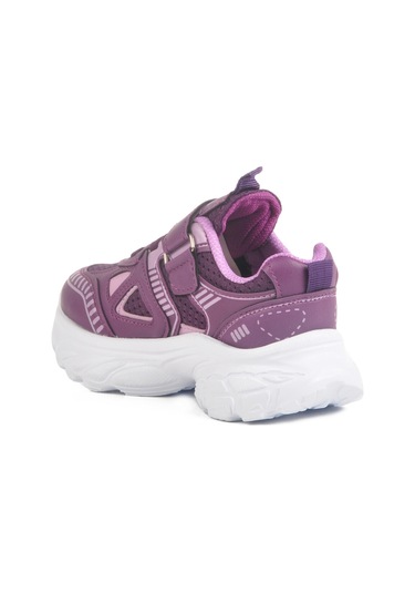 Mor Cırtlı Fileli Kız Çocuk Spor Ayakkabı 1500 P Mor-lila Mor - Lila