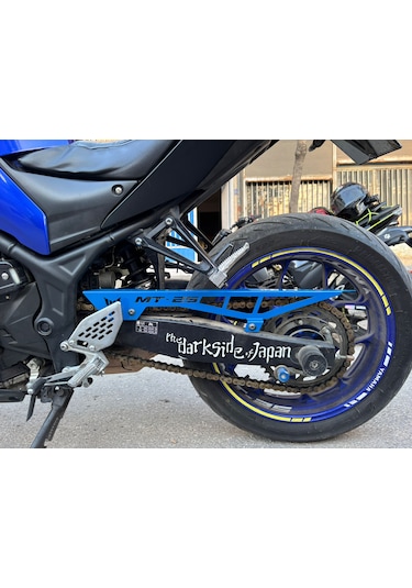 Yamaha Mt-25 Zincir Koruması Mavi