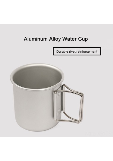 Xiyyadms Lixada Alüminyum Katlanabilir Çelik Bardak - Paslanmaz, Dayanıklı, Kamp Ve Piknik İçin Taşınabilir, Siyah Siyah
