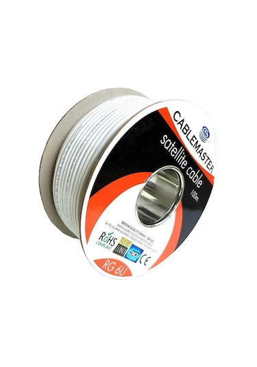 Cablemaster Rg6U4 Anten Kablosu 100Metre 64Tel
